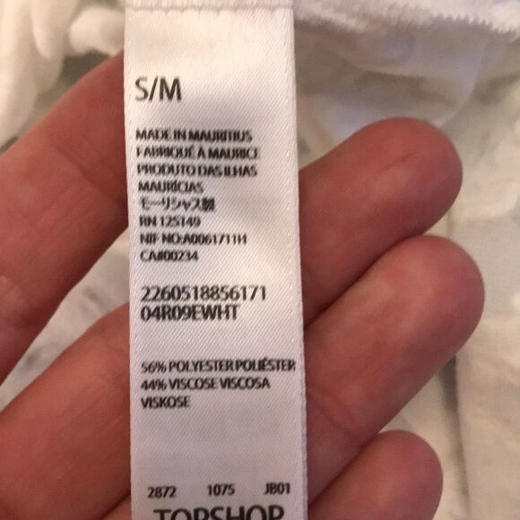 Oversized sheer white tee - Picture 5 of 6
